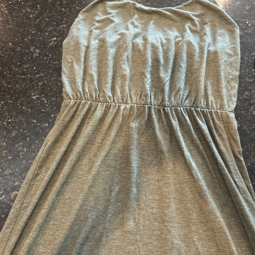 Old Navy Sleeveless Dress in Sage Green